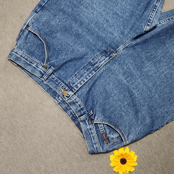 RARE!! Vintage Lee Riders High Rise Relaxed Baggy Taper Leg Blue Denim Mom Jeans - Picture 4 of 12